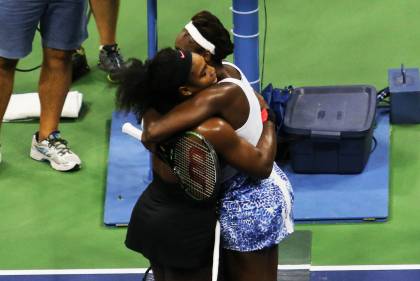 Serena e Venus Williams - US Open 2015 (foto di Art Seitz)