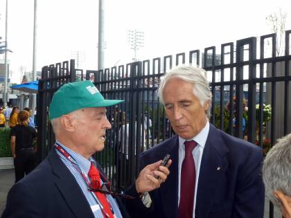 Ubaldo Scanagatta e Giovanni Malagò (foto di Bob Straus)