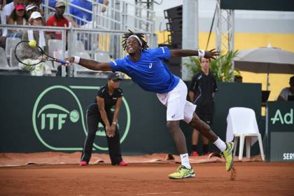 Gael Monfils - Coppa Davis 2016, Francia-Canada