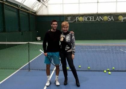 Damir Dzumhur con Vesna Danilovac