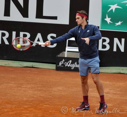 Roger Federer, Campionati Internazionali BNL d'Italia 2016 - Foro Italico - Roma (foto di Monique Filippella)