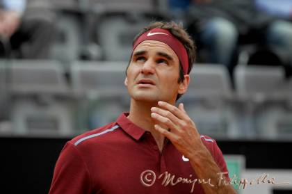 Roger Federer, Campionati Internazionali BNL d'Italia 2016 - Foro Italico - Roma (foto di Monique Filippella)