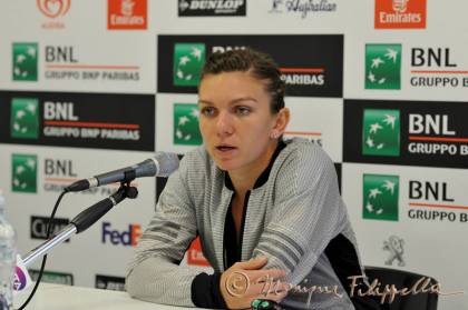 Simona Halep, Campionati Internazionali BNL d'Italia 2016 - Foro Italico - Roma (foto di Monique Filippella)