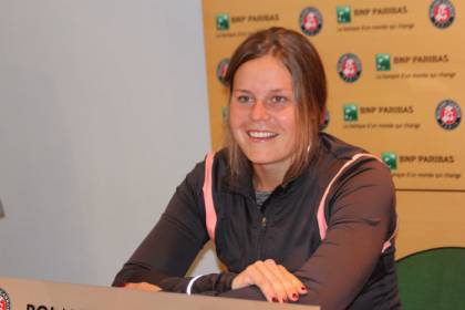 Karin Knapp - Roland Garros 2016 (foto di Roberto Dell'Olivo)