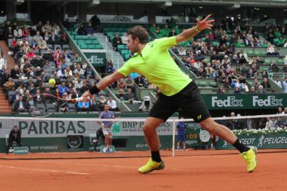 Stan Wawrinka - Roland Garros 2016 (foto di Roberto Dell'Olivo)