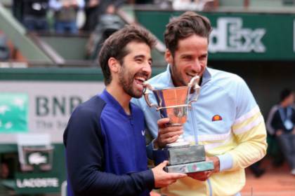 Feliciano Lopez Marc Lopez - Roland Garros 2016 (foto Roberto Dell'Olivo)