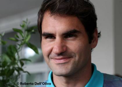 Roger Federer (foto di Roberto Dell'Olivo)