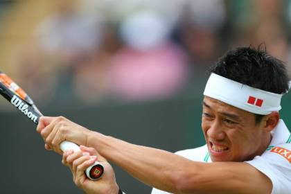 Kei Nishikori - Wimbledon 2016