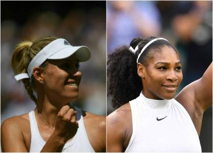 Serena Williams e Angelique Kerber - Finale Wimbledon 2016