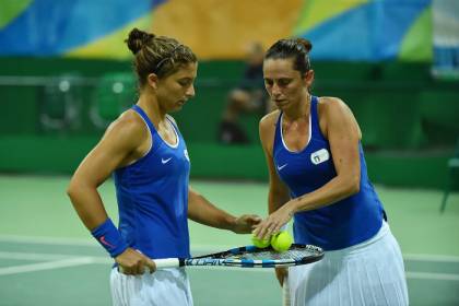 Sara Errani e Roberta Vinci - Olimpiadi Rio 2016 (Foto Ray Giubilo)