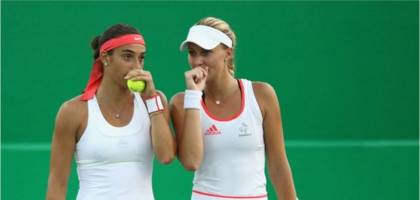 Kristina Mladenovic e Carolin Garcia a Rio 2016