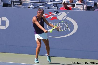 Francesca Schiavone - US Open 2016 (foto Roberto Dell'Olivo)