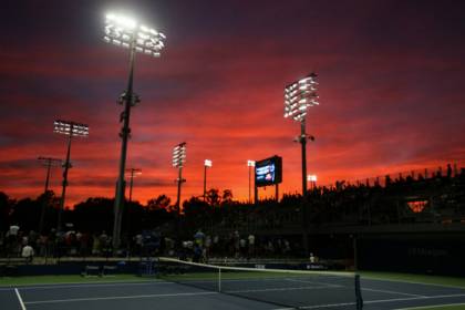 US Open 2016, Red sunset (Art Seitz © 2016 All Rights Reserved)