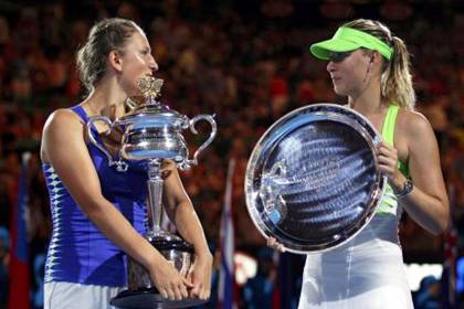 Victoria Azarenka e Maria Sharapova - Finale Australian Open 2012