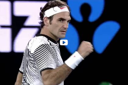 Hot shot Federer Finale AO 2017