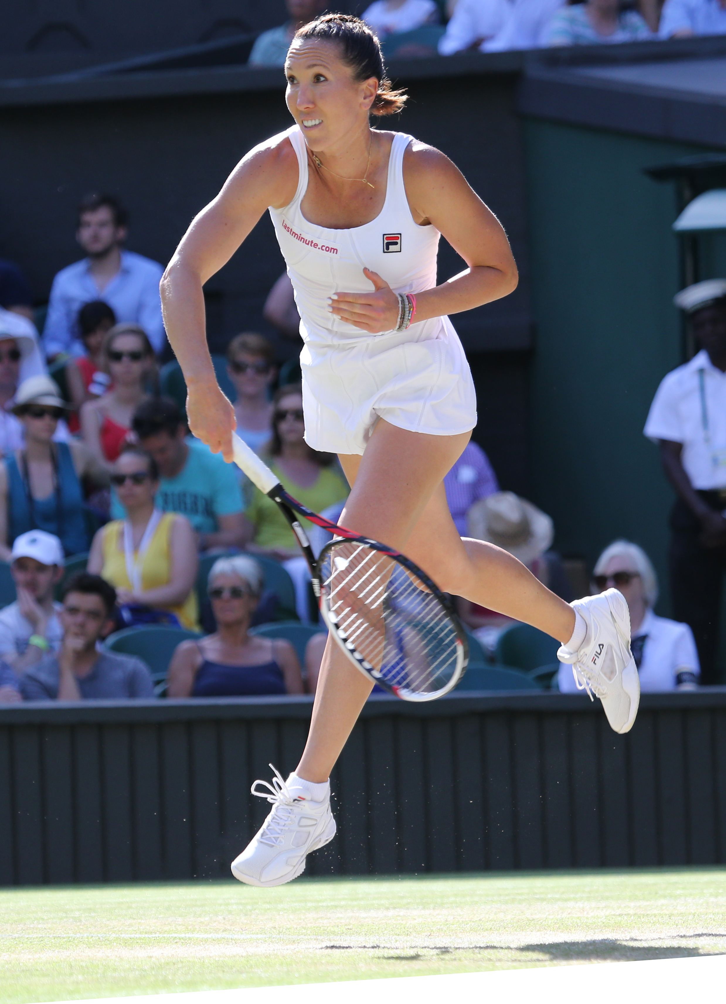 WIMBLEDON, UK, JELENA JANKOVIC SERVE. UPSET KVITOVA - Ubitennis