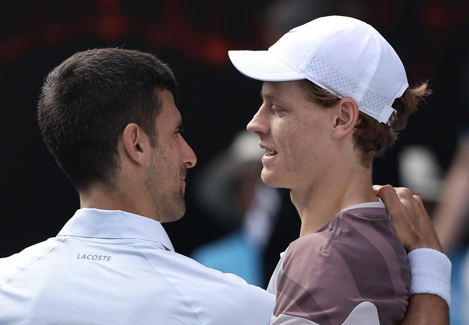 Novak Djokovic e Jannik Sinner - Australian Open 2024 (X @AustralianOpen)