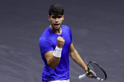 Carlos Alcaraz - Laver Cup 2024 (foto X @LaverCup)