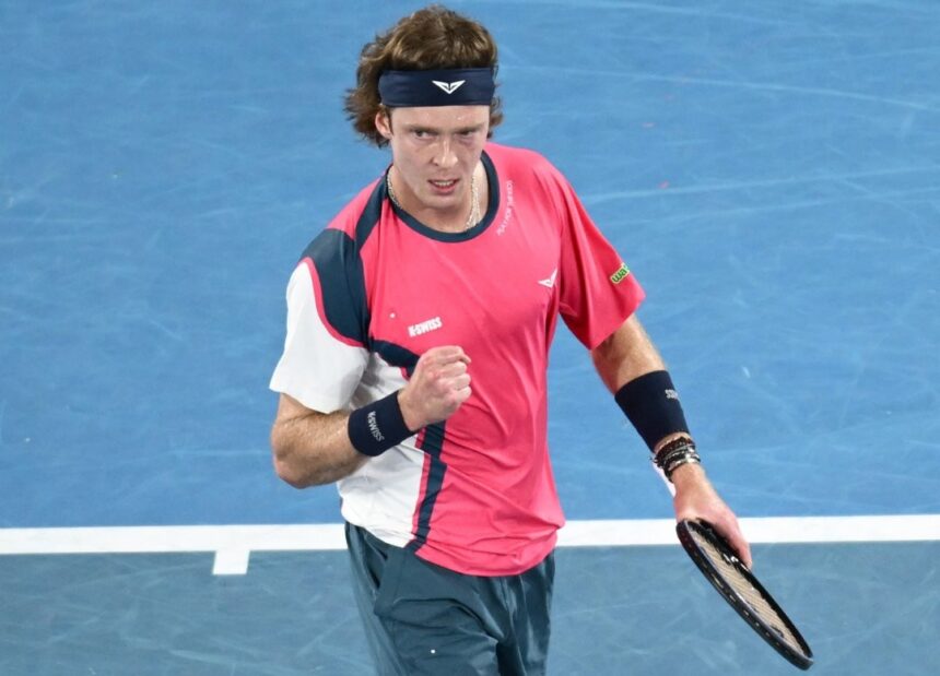 Andrey Rublev - ATP Doha 2025 (X @atptour)